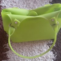 Плажна зелена дамска чанта , снимка 1 - Чанти - 22115821