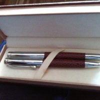 Подаръчéн комплект писалка и химикалка Bossman, снимка 1 - Ученически пособия, канцеларски материали - 23921391