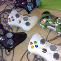 НОВ Xbox360 контролер, с кабел - БЯЛ, снимка 6 - Аксесоари - 13263417