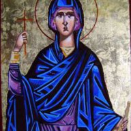 Икона Св. Екатерина, снимка 3 - Икони - 12223890