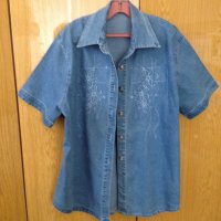 Дънкова риза, снимка 1 - Ризи - 19501089