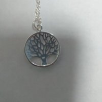 Сребърен комплект "Дървото на живота", снимка 5 - Бижутерийни комплекти - 23556679