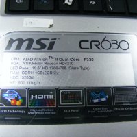 Лаптоп за части MSI cr630 ms-168b, снимка 2 - Части за лаптопи - 23552824