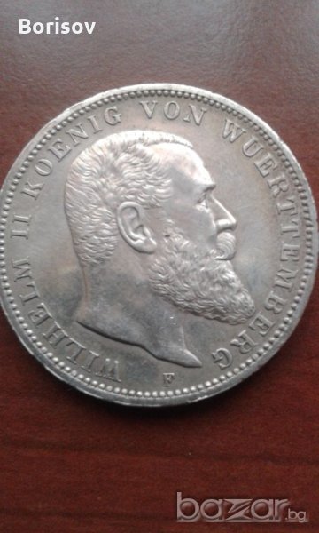 3 Mark 1912 Wilhelm II von Württemberg, снимка 1