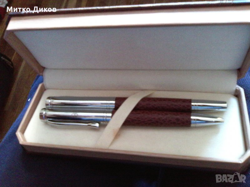 Подаръчéн комплект писалка и химикалка Bossman, снимка 1