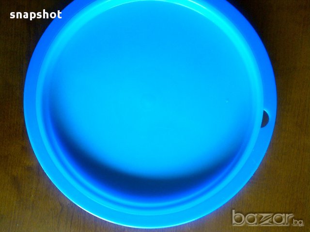 Нов TUPPERWARE двоен поднос 2 в 1 син и зелен, снимка 3 - Прибори за хранене, готвене и сервиране - 12065627