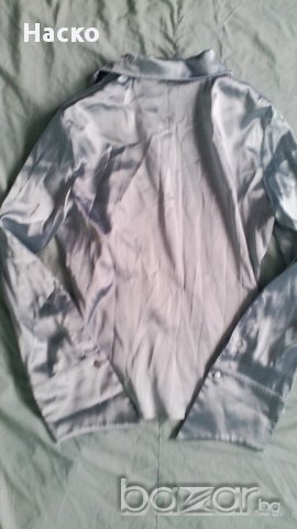 Официална сатенена риза с бродерия, снимка 9 - Ризи - 11913913