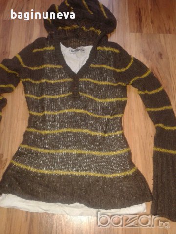 дамска блузка пуловер с качулка на С & A Clockhouse-размер-м-л , снимка 7 - Блузи с дълъг ръкав и пуловери - 9094232