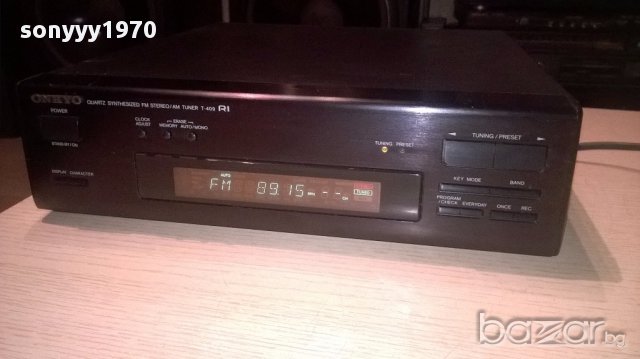 Onkyo t-409 stereo tuner-made in japan-внос швеицария, снимка 4 - Ресийвъри, усилватели, смесителни пултове - 15804349