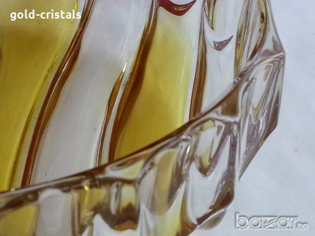 кристална купа , снимка 12 - Антикварни и старинни предмети - 20206312