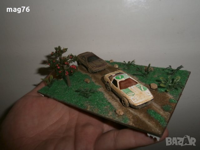  Мини Diorama rally 10x15cm Уникат, снимка 5 - Колекции - 25056407