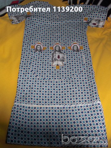 Нов африкански памучен кафтан с Иисус Христос L, снимка 6 - Рокли - 18031622