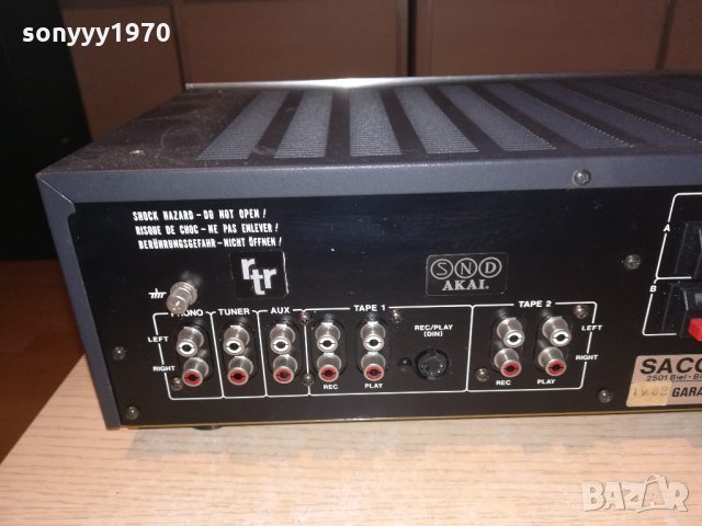 akai stereo amplifier-made in japan-внос швеицария, снимка 13 - Ресийвъри, усилватели, смесителни пултове - 21492515