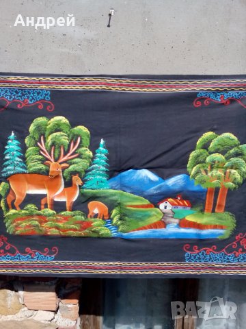 Старинен ковьор,покривка за стена #70, снимка 4 - Антикварни и старинни предмети - 24813477