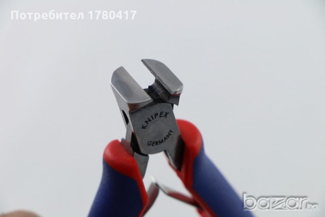Knipex челни резачки за електроника и фина механика 6402115, 115 mm, Германия, снимка 5 - Други инструменти - 19807411