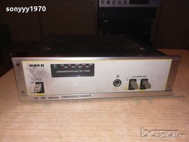 uher lg105 power amplifier-made in japan-внос швеицария, снимка 7 - Други - 20616936