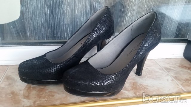 черни Дамски обувки - 39 номер, снимка 4 - Дамски обувки на ток - 21180803
