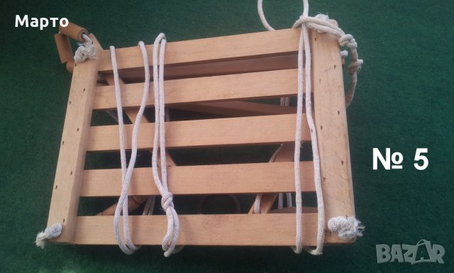 Дървени детски люлки от едно време, снимка 14 - Други - 23985339