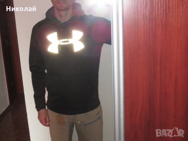 Under Armour Big Logo Fleece Hoodie, снимка 9 - Суичъри - 25116144