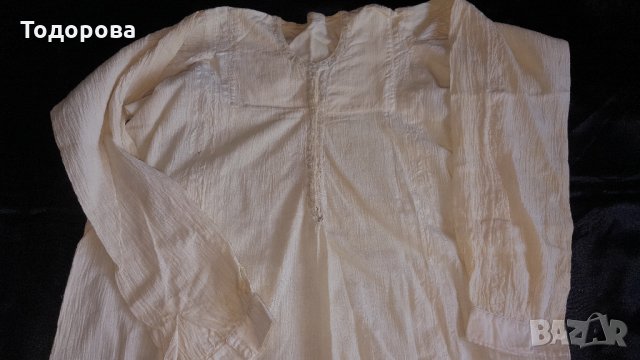 Автентична ефирна къса кенарена риза 1