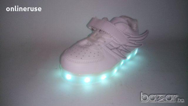 Детски маратонки светещи (крила) USB - зареждане, снимка 6 - Детски маратонки - 19136172