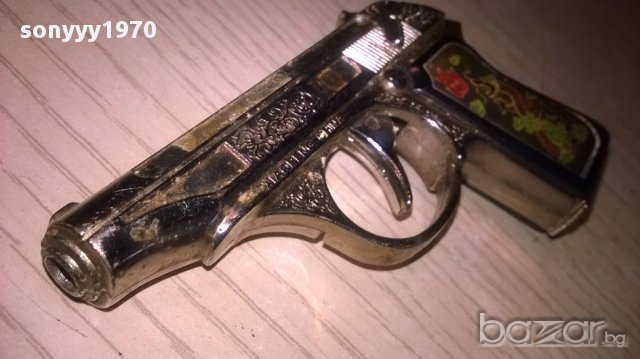 пищов запалка-метален 10х6х2см-внос швеицария, снимка 7 - Антикварни и старинни предмети - 18150452