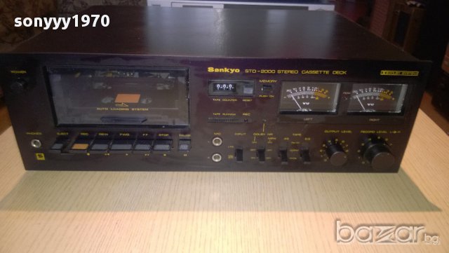sankyo std-2000 stereo cassette deck-made in japan-внос швеицария, снимка 12 - Ресийвъри, усилватели, смесителни пултове - 9138962