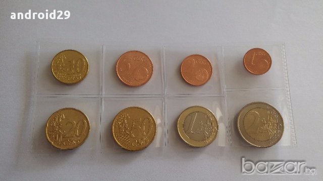 Гърция Евро Монети - пълен сет 2002 г., снимка 2 - Нумизматика и бонистика - 16906271