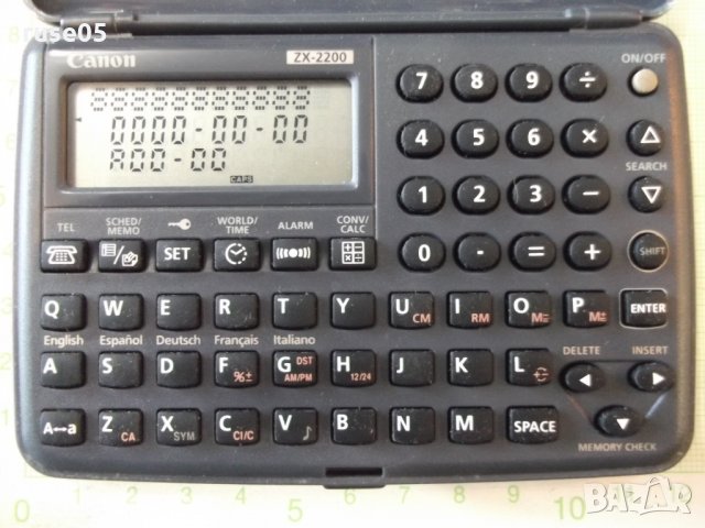 Органайзер ''CANON - ZX - 2200'' работещ, снимка 4 - Друга електроника - 24654964