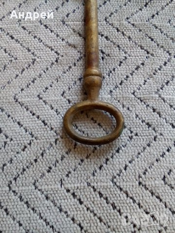Стар метален ключ #2, снимка 3 - Антикварни и старинни предмети - 23544451