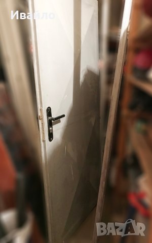 Метална двупластова врата, метална рамка, секретна брава
