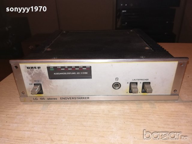 uher lg105 power amplifier-made in japan-внос швеицария, снимка 6 - Други - 20616936