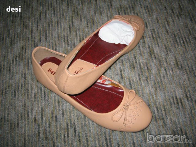 2 модела Нови кожени балерини,37-38н, снимка 4 - Дамски ежедневни обувки - 13640537