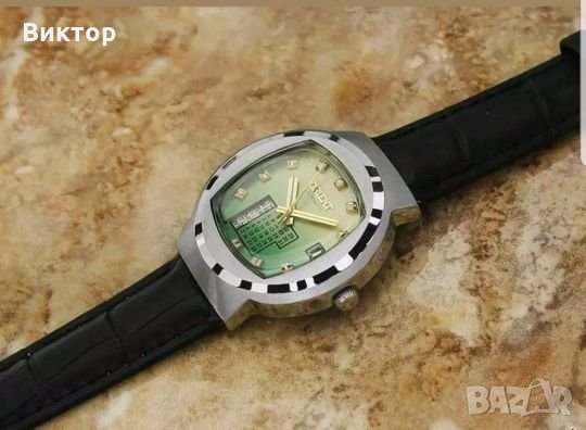 Ориент Календар 1970 година изключително много рядък часовник.Окончателна цена., снимка 5 - Антикварни и старинни предмети - 24975957