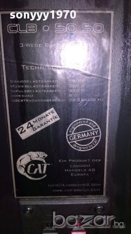 Cat clb-5050-germany-380watts/8ohms-2бр внос швеицария, снимка 11 - Тонколони - 13029302