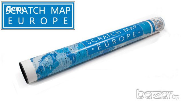 1203 Скреч карта на Европа, снимка 4 - Екзотични дестинации - 17422586