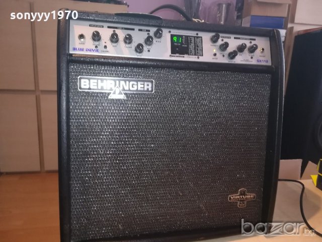 поръчано-behringer blue devil gx112 virtube technology-внос швеицария, снимка 6 - Ресийвъри, усилватели, смесителни пултове - 20811629