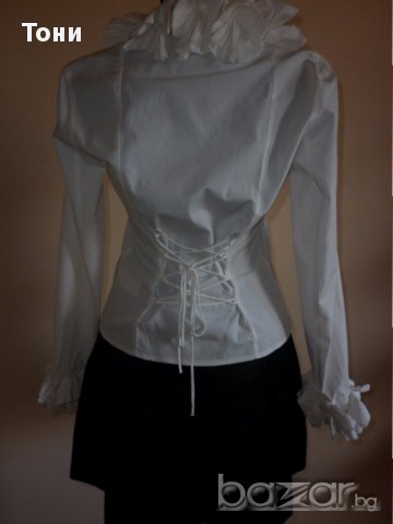 Бяла риза на Anne Fontaine THE KIMMY , снимка 11 - Ризи - 16624117