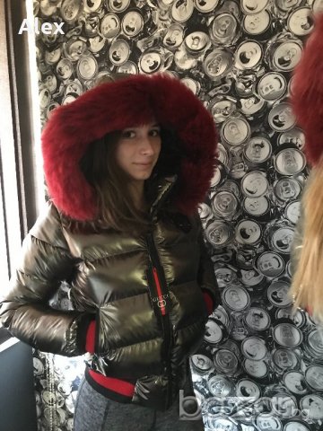 Черен петък!!!Дамско късо яке/реплика/естествен косъм, снимка 4 - Якета - 19614695