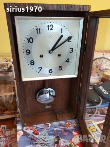 Красив немски часовник Хамбург американ, снимка 2 - Антикварни и старинни предмети - 26195593