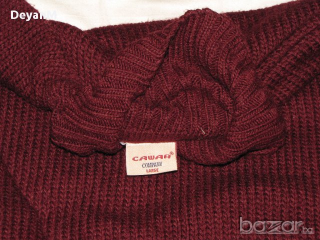 Плетен пуловер с яка , снимка 3 - Пуловери - 12906343