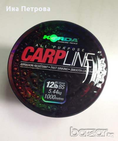 Влакно за риболов Korda Carp Line 1000м, снимка 2 - Такъми - 17975163