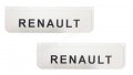 Релефни гумени бели калобрани Рено/Renault, снимка 2