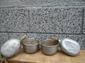 Автентични военни алуминиеви манерки за вода и канчета за храна, снимка 3