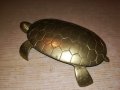 антика костенурка-ретро колекция-мед/месинг-внос франция, снимка 4