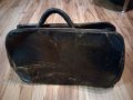 Много стар кожен куфар антика, снимка 4