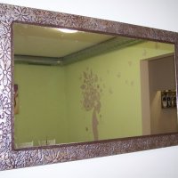  Огледала с дървена рамка, снимка 6 - Огледала - 20399901