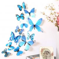Декоративни 3D пеперуди за декорация, снимка 3 - Други - 25242481