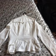Бяло вталено дънково дамско сако H&M, снимка 4 - Сака - 11093122
