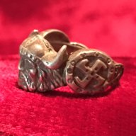 Масивен сребърен пръстен на германската SS дивизия Wiking, снимка 7 - Антикварни и старинни предмети - 16689866